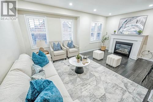 55 Bevington Road, Brampton, ON - Indoor Photo Showing Living Room With Fireplace