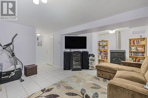 40 Crenshaw Court, Brampton, ON - Indoor Photo Showing Living Room With Fireplace