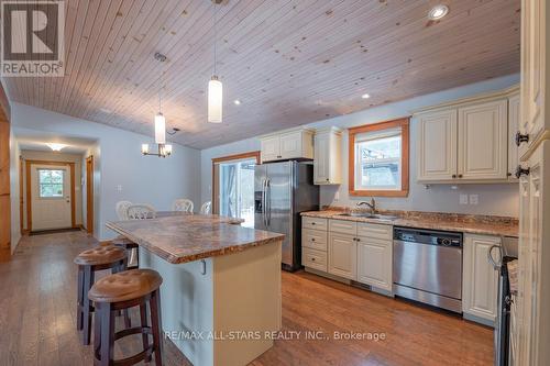 120 Echo Bay Road, Kawartha Lakes (Bobcaygeon), ON - Indoor Photo Showing Kitchen With Double Sink