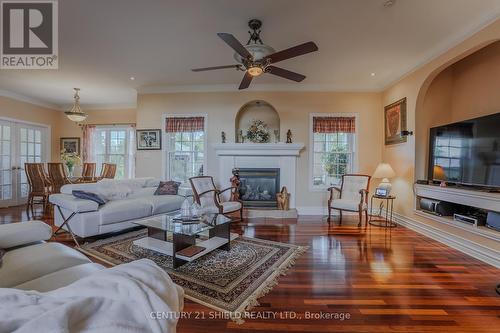 38 Chantine Drive S, South Stormont, ON - Indoor Photo Showing Living Room With Fireplace