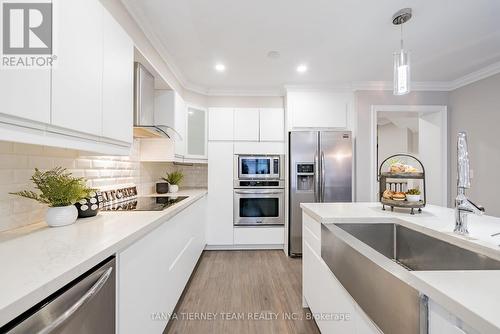 3 Delight Way, Whitby, ON - Indoor Photo Showing Kitchen With Stainless Steel Kitchen With Upgraded Kitchen