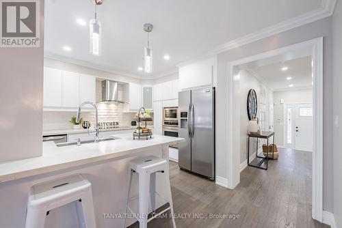 3 Delight Way, Whitby, ON - Indoor Photo Showing Kitchen With Stainless Steel Kitchen With Double Sink With Upgraded Kitchen