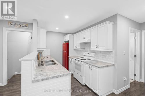 227 Roberta Crescent, Prescott, ON - Indoor Photo Showing Kitchen With Double Sink