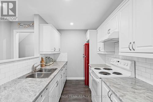 227 Roberta Crescent, Prescott, ON - Indoor Photo Showing Kitchen With Double Sink