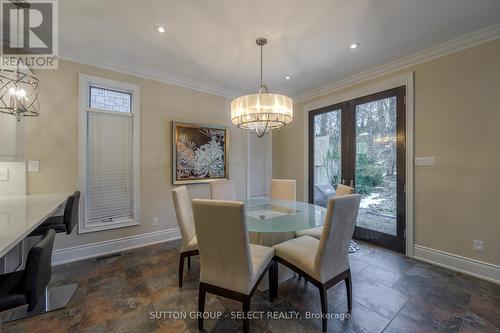 CASUAL DINING; LEADING OUT TO CONCRETE PATIO - 17 - 145 Base Line Road E, London, ON - Indoor Photo Showing Dining Room