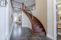 CURVED WOOD STAIRCASE - 