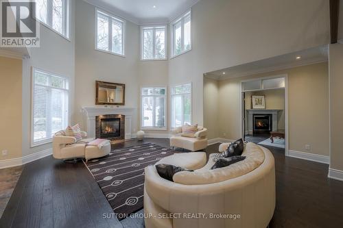 LIVING ROOM ADJACENT TO COZY DEN WITH FIREPLACE - 17 - 145 Base Line Road E, London, ON - Indoor Photo Showing Living Room With Fireplace