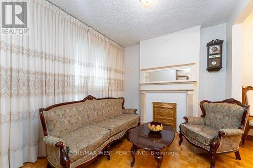 26 Greenlaw Avenue, Toronto, ON - Indoor Photo Showing Living Room With Fireplace