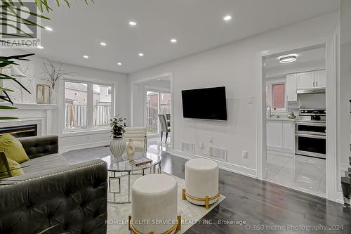 217 Sophia Road, Markham, ON - Indoor Photo Showing Living Room With Fireplace