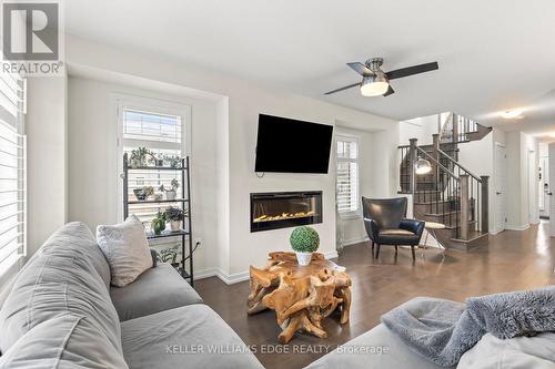 3 Pagebrook Crescent, Hamilton, ON - Indoor Photo Showing Living Room With Fireplace