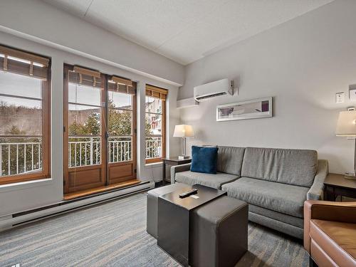 Living room - 208-3035 Ch. De La Chapelle, Mont-Tremblant, QC - Indoor Photo Showing Living Room With Fireplace