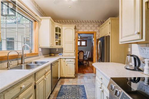 2155 Pelissier, Windsor, ON - Indoor Photo Showing Kitchen With Double Sink