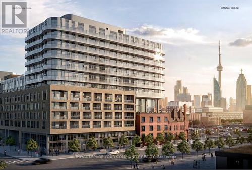 1115 - 425 Front Street E, Toronto, ON - Outdoor With Balcony With Facade