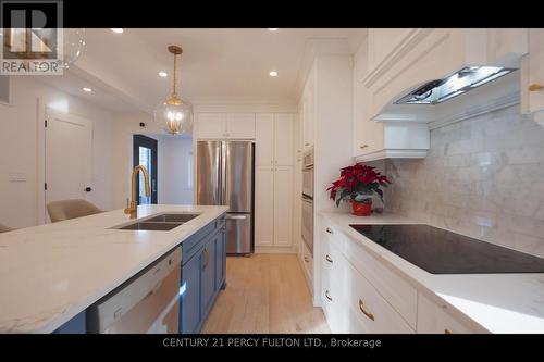 4816 Saint Clair Avenue, Niagara Falls, ON - Indoor Photo Showing Kitchen With Double Sink With Upgraded Kitchen