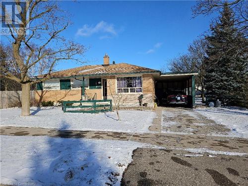 View of front of property with a carport - 140 Alvin Street, Waterloo, ON - Outdoor