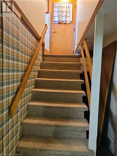 Staircase featuring carpet - 140 Alvin Street, Waterloo, ON - Indoor Photo Showing Other Room