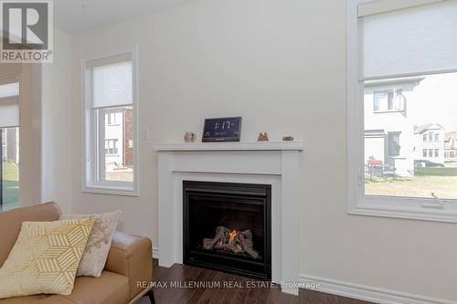 639 Bearberry Place, Milton, ON - Indoor Photo Showing Living Room With Fireplace