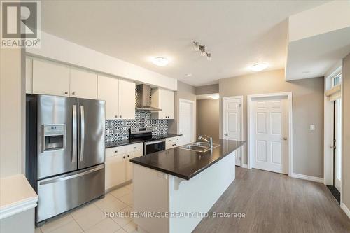 48 Oat Lane, Kitchener, ON - Indoor Photo Showing Kitchen With Stainless Steel Kitchen With Double Sink