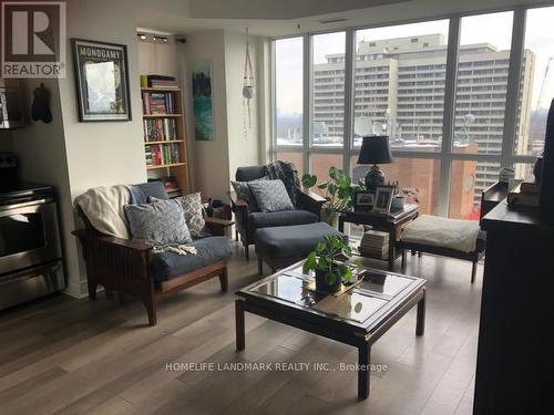 2101 - 28 Ted Rogers Way, Toronto, ON - Indoor Photo Showing Living Room