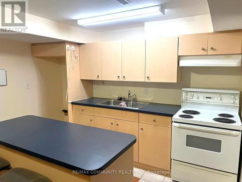 Lower - 126 Charters Road, Brampton, ON - Indoor Photo Showing Kitchen With Double Sink