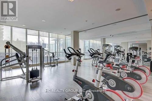 201 - 4065 Brickstone Mews, Mississauga, ON - Indoor Photo Showing Gym Room