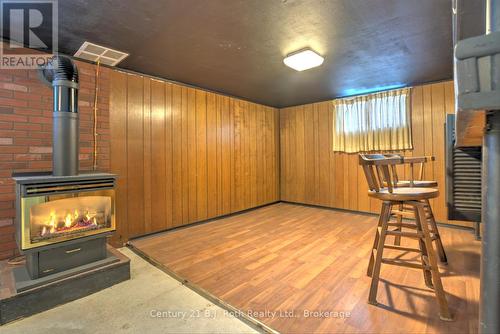 499 Margaret Street, Tay (Port Mcnicoll), ON - Indoor Photo Showing Other Room With Fireplace