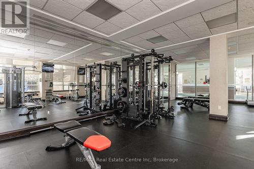 1510 - 3504 Hurontario Street, Mississauga (Hurontario), ON - Indoor Photo Showing Gym Room