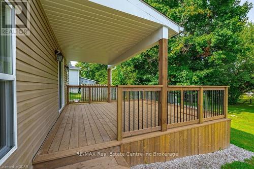 353 Wellington Street E, Wellington North (Mount Forest), ON - Outdoor With Deck Patio Veranda With Exterior