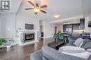 708 - 160 Macdonell Street, Guelph (Central West), ON  - Indoor Photo Showing Living Room With Fireplace 