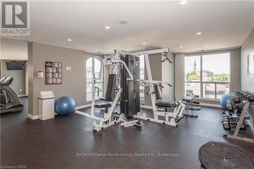 708 - 160 Macdonell Street, Guelph (Central West), ON - Indoor Photo Showing Gym Room