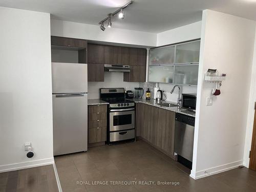 203-170 Fort York Blvd, Toronto, ON - Indoor Photo Showing Kitchen With Stainless Steel Kitchen