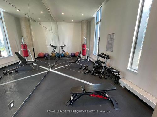 203-170 Fort York Blvd, Toronto, ON - Indoor Photo Showing Gym Room