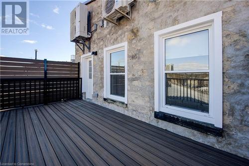 View of deck - 28 Main Street Unit# 1, Cambridge, ON - Outdoor With Exterior