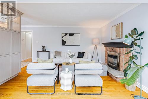 1317 Prestone Drive, Ottawa, ON - Indoor Photo Showing Living Room With Fireplace