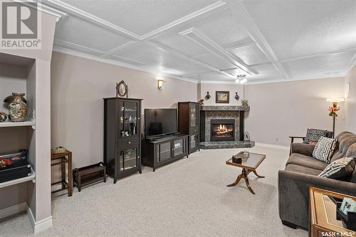 229 Churchill Drive, Saskatoon, SK - Indoor With Fireplace