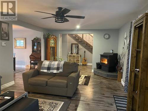 6 Kelly Place, Stephenville, NL - Indoor Photo Showing Living Room With Fireplace