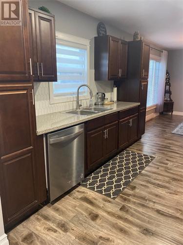 6 Kelly Place, Stephenville, NL - Indoor Photo Showing Kitchen With Double Sink