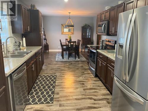 6 Kelly Place, Stephenville, NL - Indoor Photo Showing Kitchen With Double Sink With Upgraded Kitchen