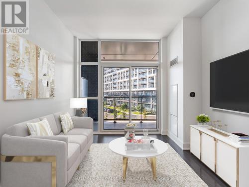 314 - 60 George Butchart Drive, Toronto, ON - Indoor Photo Showing Living Room