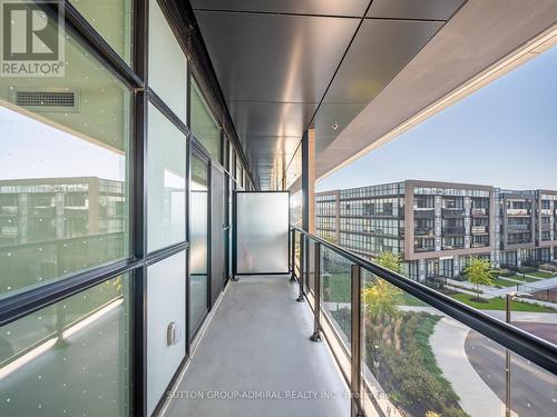 314 - 60 George Butchart Drive, Toronto, ON - Outdoor With Balcony With View With Exterior