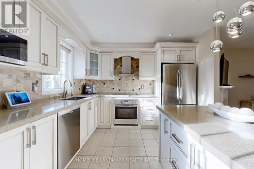 37 Del Francesco Way, Vaughan, ON - Indoor Photo Showing Kitchen With Double Sink