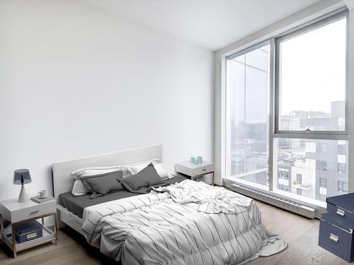 Chambre Ã Â coucher - 1705-1450 Boul. René-Lévesque O., Montréal (Ville-Marie), QC - Indoor Photo Showing Bedroom