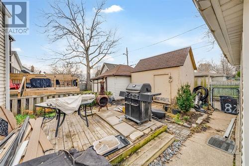 821 Marentette Avenue, Windsor, ON - Outdoor With Deck Patio Veranda