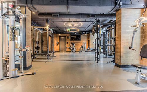 1210 - 145 Columbia Street W, Waterloo, ON - Indoor Photo Showing Gym Room