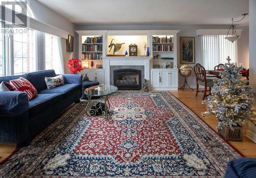 1220 Acadia Drive, Kingston (City Southwest), ON - Indoor Photo Showing Living Room With Fireplace