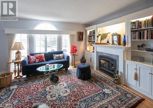 1220 Acadia Drive, Kingston (City Southwest), ON - Indoor Photo Showing Living Room With Fireplace