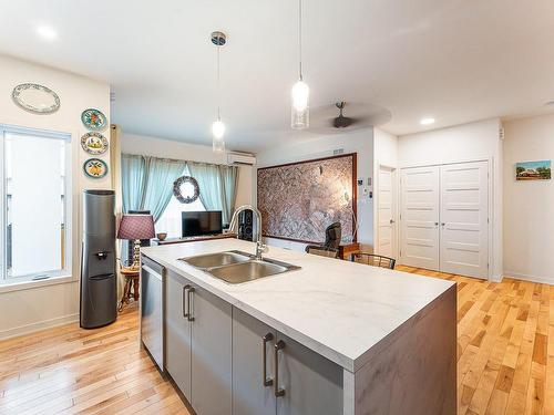 Cuisine - 113 Rue Arthur-Villeneuve, Cowansville, QC - Indoor Photo Showing Kitchen With Double Sink