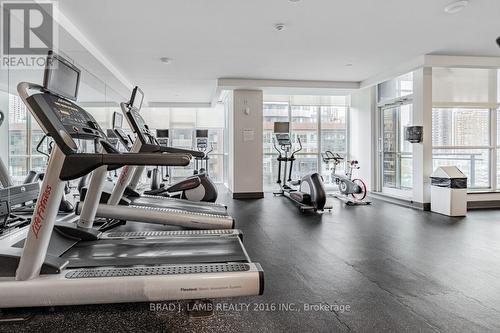 1210 - 4070 Confederation Parkway, Mississauga, ON - Indoor Photo Showing Gym Room