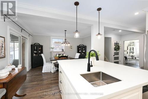 85 Barons Avenue S, Hamilton, ON - Indoor Photo Showing Kitchen With Double Sink