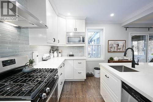 85 Barons Avenue S, Hamilton, ON - Indoor Photo Showing Kitchen With Upgraded Kitchen